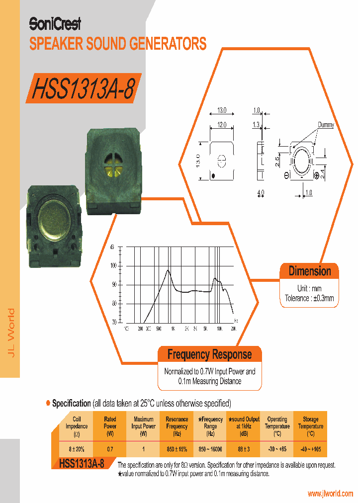 HSS1313A-8_5303275.PDF Datasheet