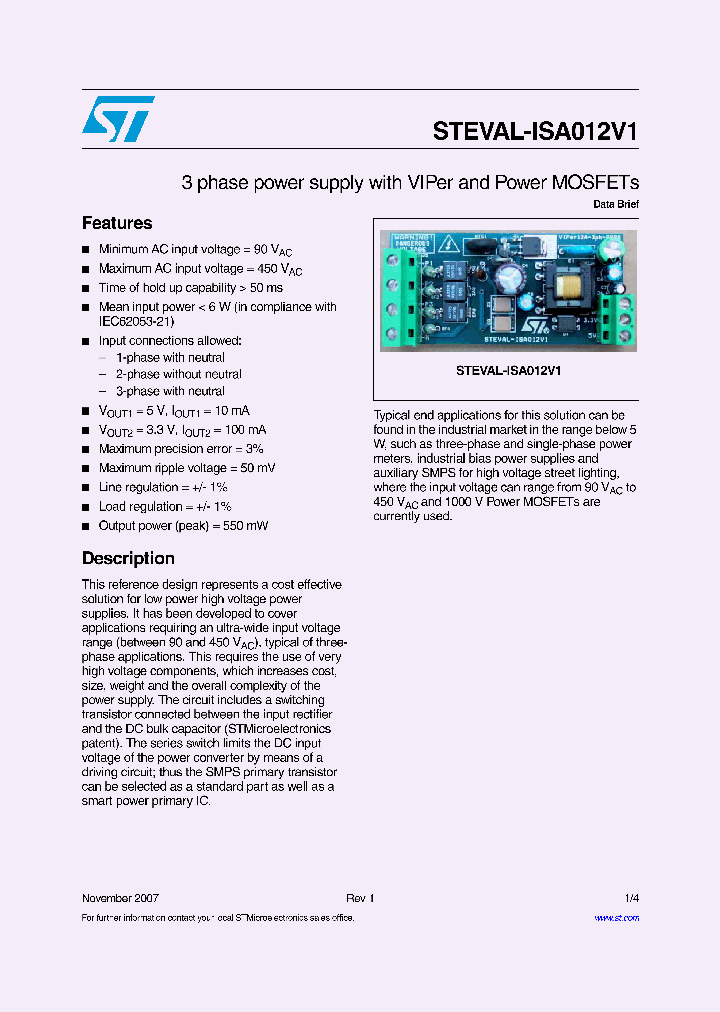 STEVAL-ISA012V1_5303315.PDF Datasheet