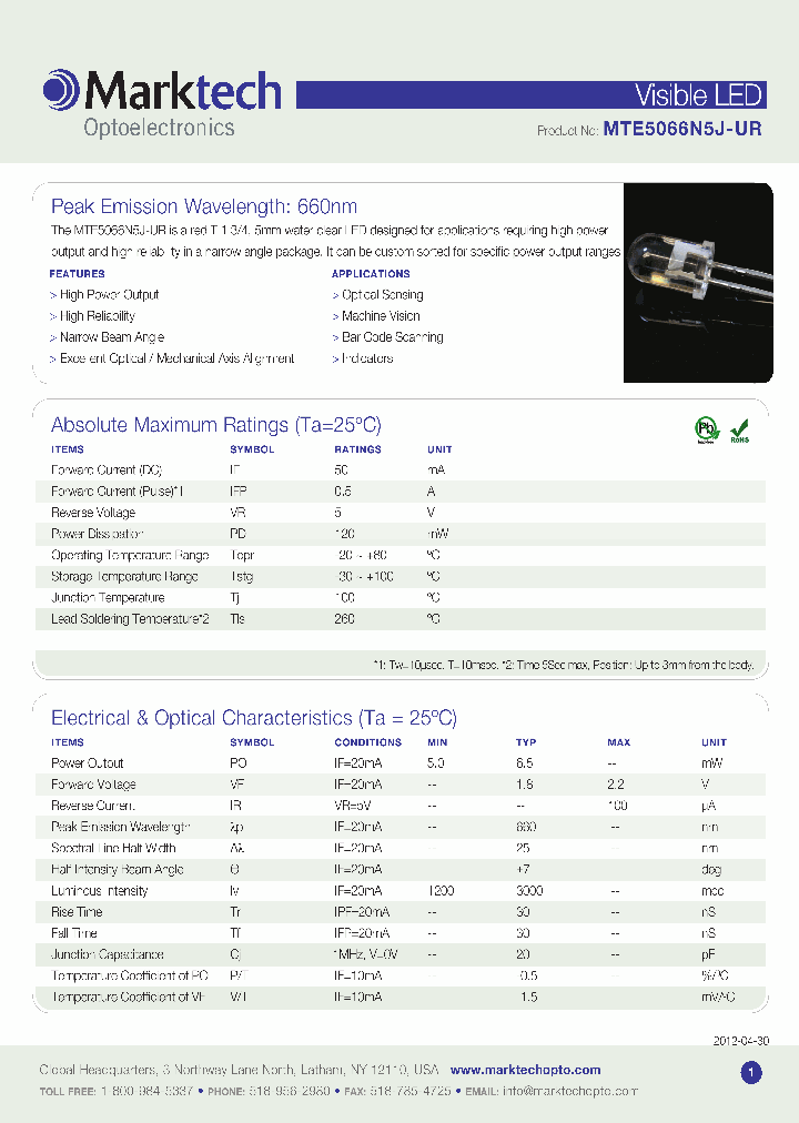 MTE5066N5JUR_5304716.PDF Datasheet