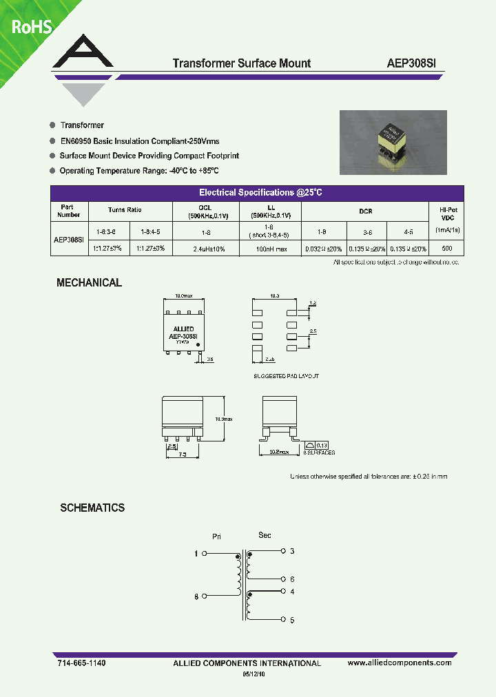 AEP308SI_5319002.PDF Datasheet