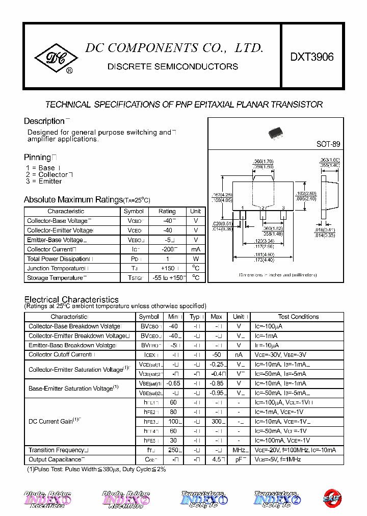 DXT3906_5319309.PDF Datasheet