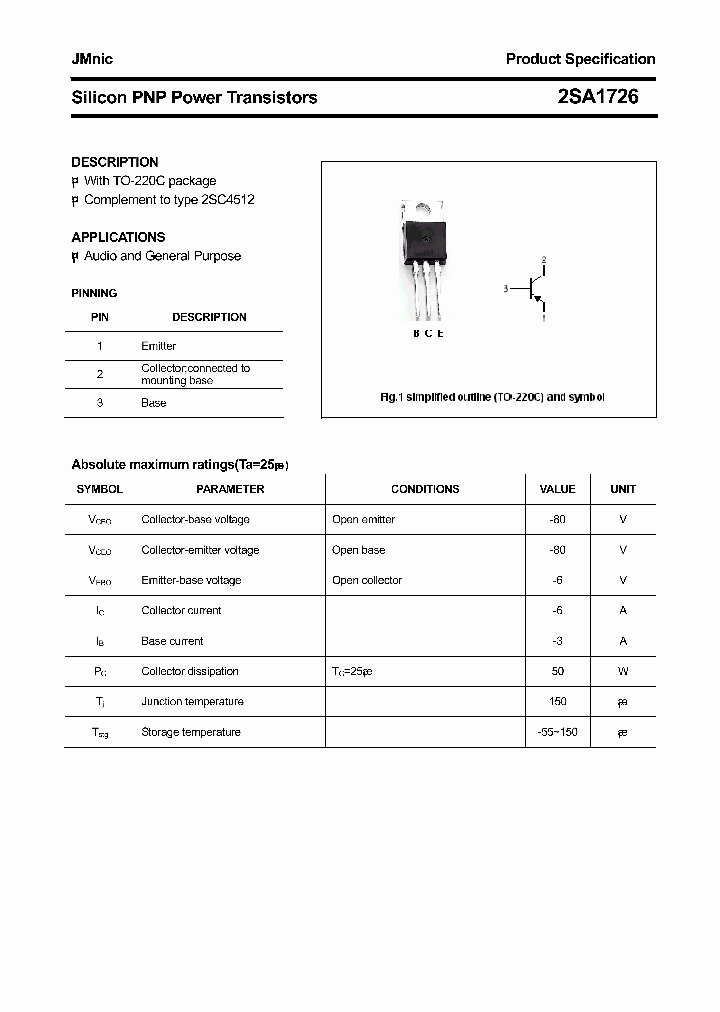 2SA1726_5319914.PDF Datasheet