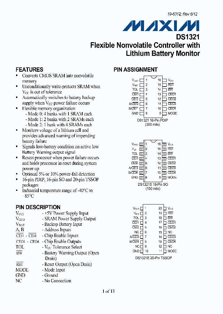 DS1321_5320830.PDF Datasheet