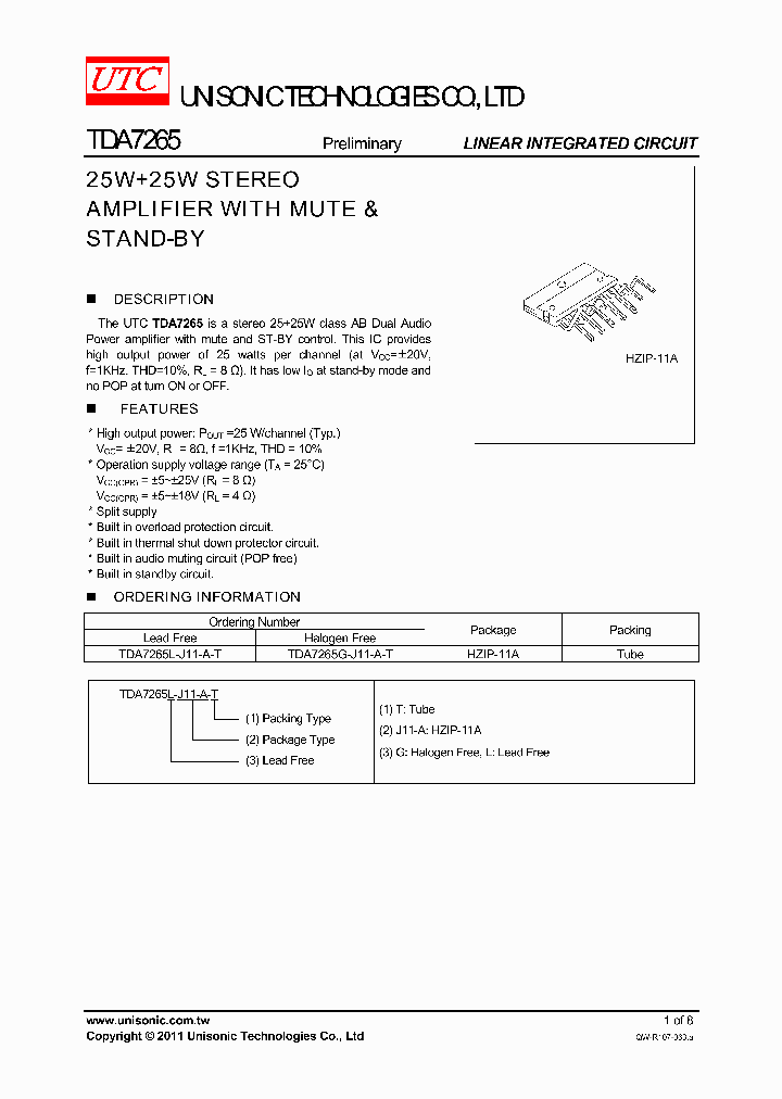 TDA7265_5321066.PDF Datasheet