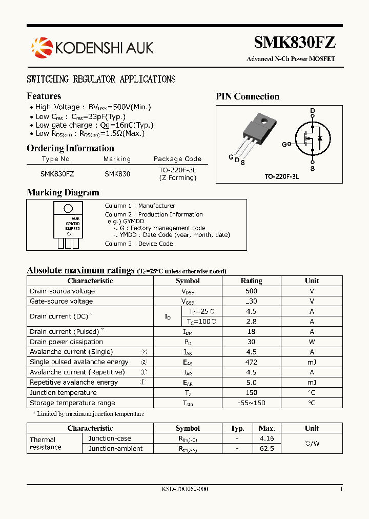 SMK830FZ_5320949.PDF Datasheet