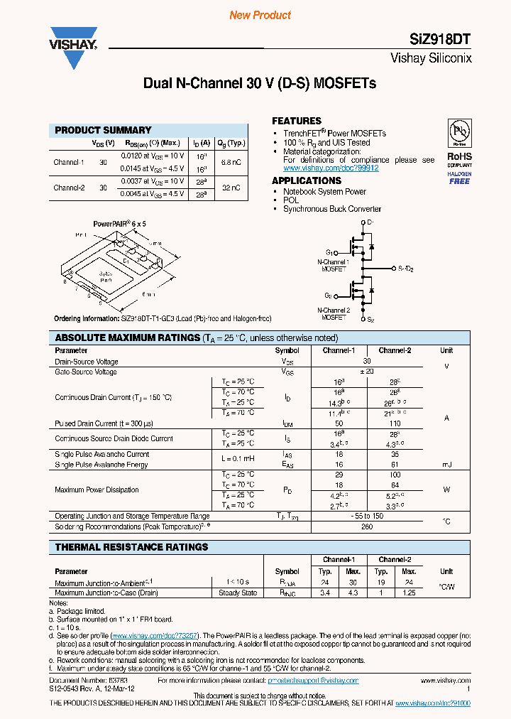SIZ918DT_5322839.PDF Datasheet