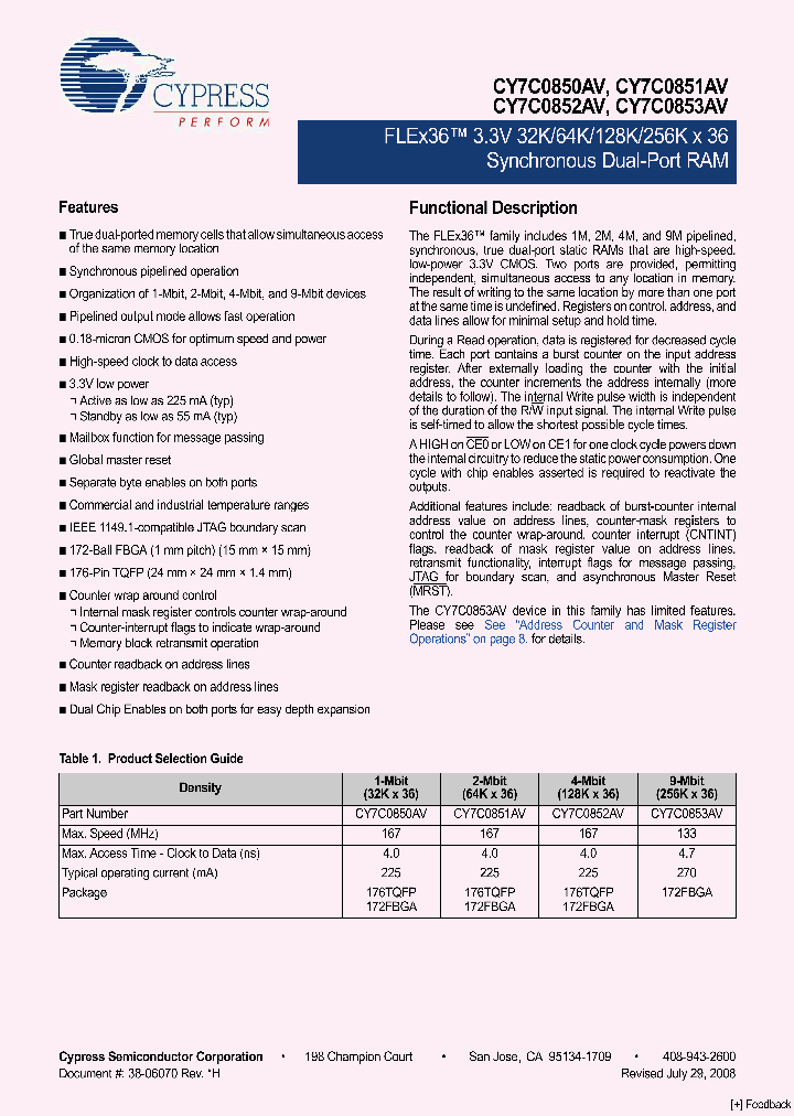 CY7C0851AV-167BBC_5323366.PDF Datasheet
