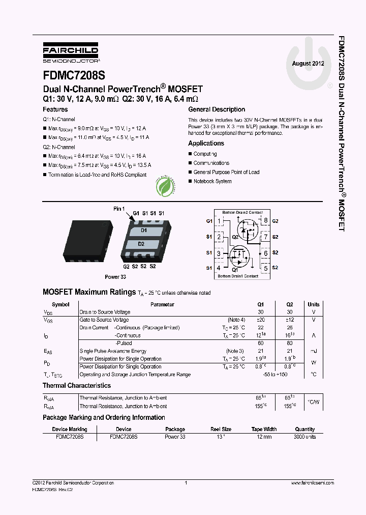 FDMC7208S12_5325697.PDF Datasheet