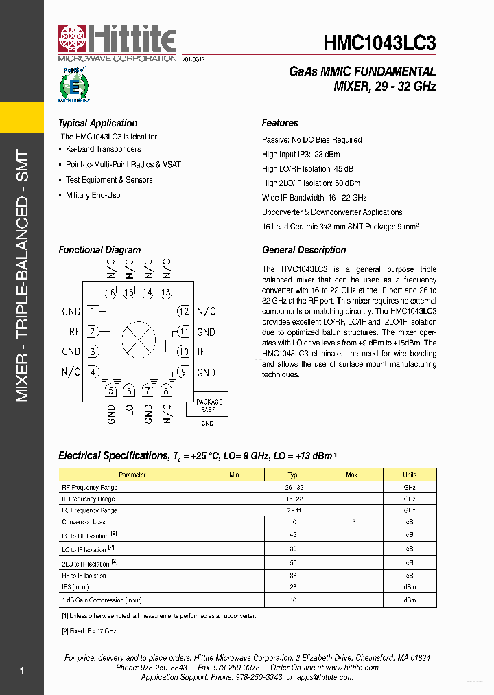 HMC1043LC3_5334745.PDF Datasheet