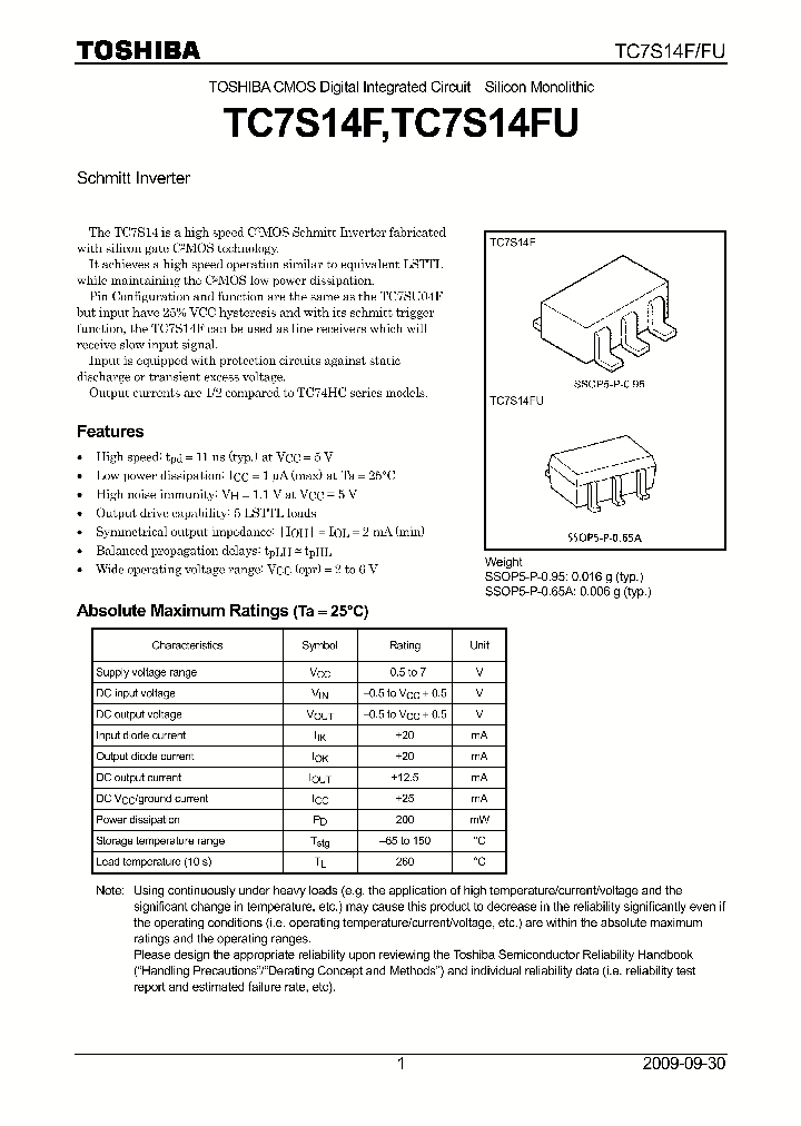 TC7S14F09_5334751.PDF Datasheet