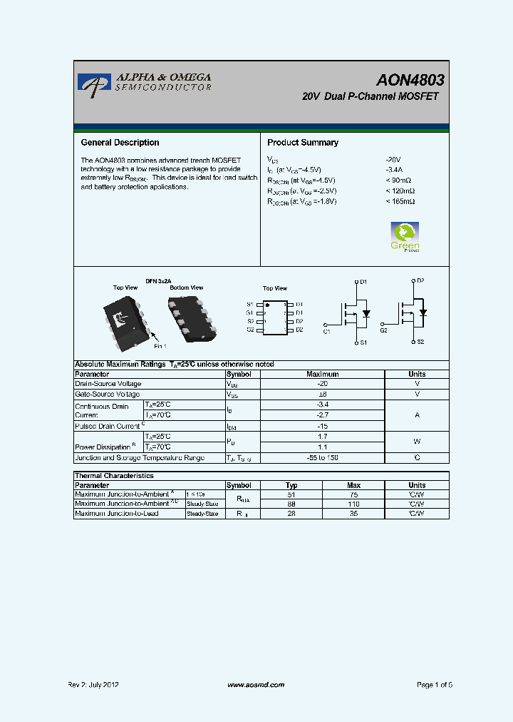 AON4803_5335483.PDF Datasheet