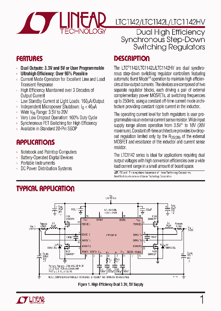LTC1142HVCGPBF_5336780.PDF Datasheet