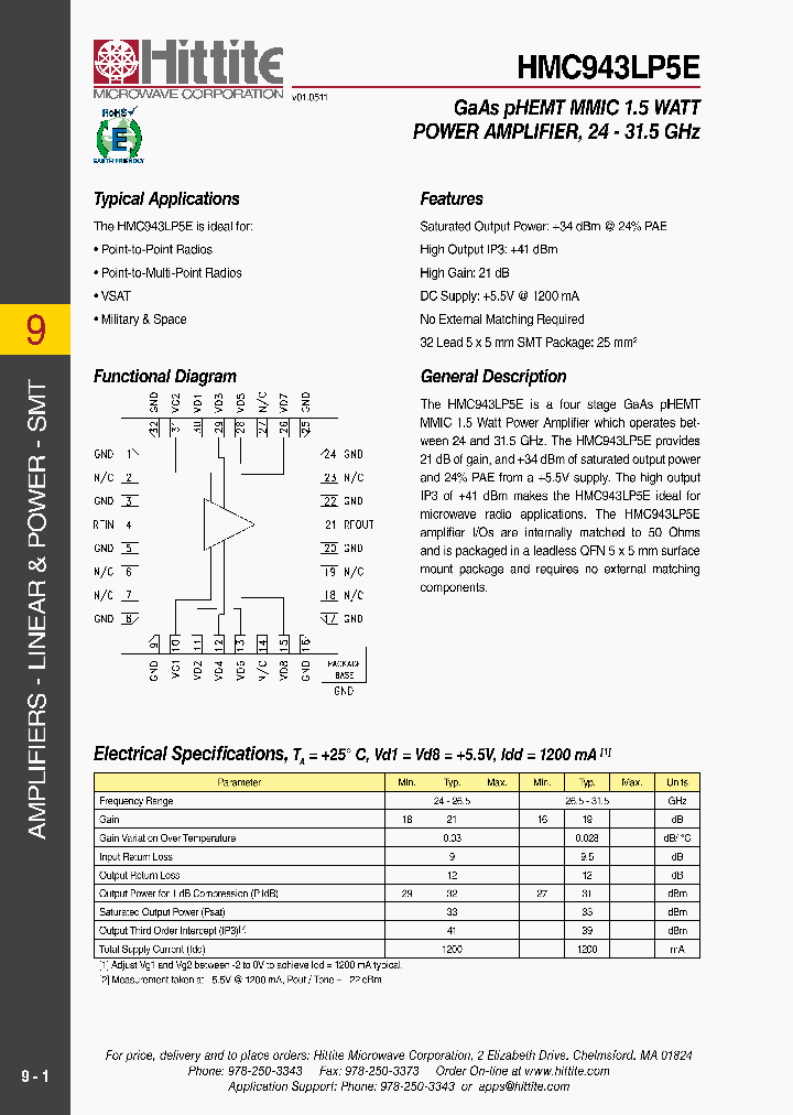 HMC943LP5E11_5344156.PDF Datasheet
