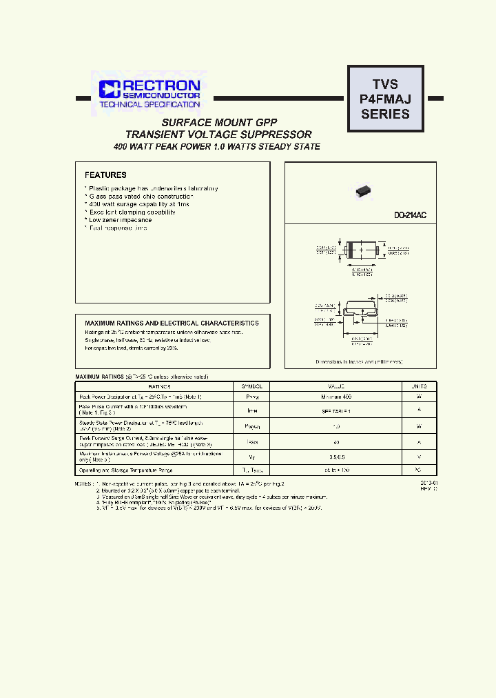 P4FMAJ12_5345720.PDF Datasheet