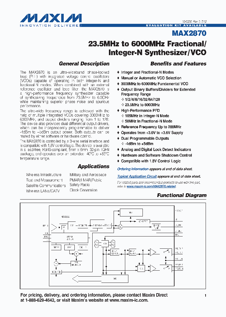 MAX2870_5346214.PDF Datasheet