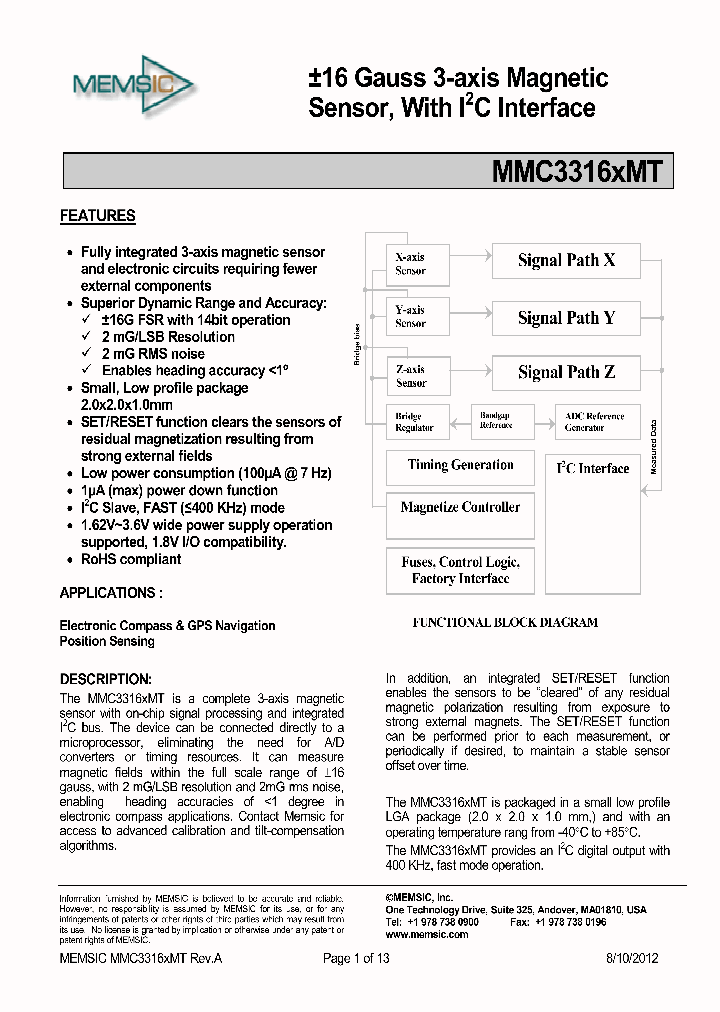 MMC3316XMT_5347341.PDF Datasheet