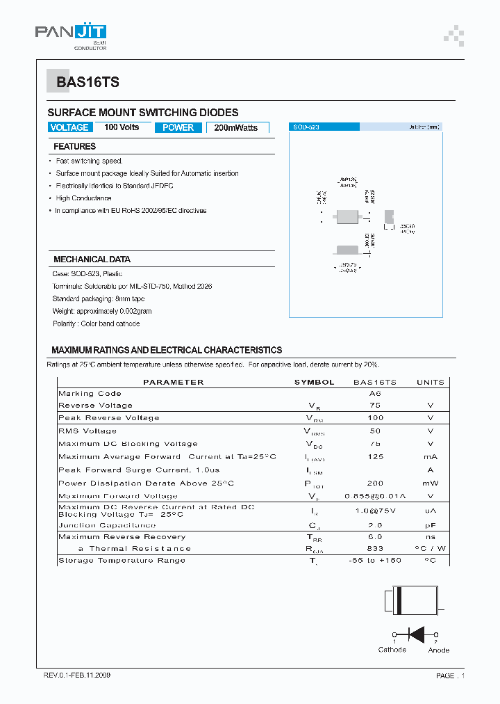 BAS16TS_5351131.PDF Datasheet