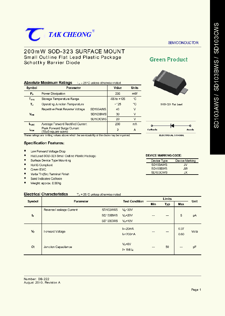 SD103AWS_5353262.PDF Datasheet