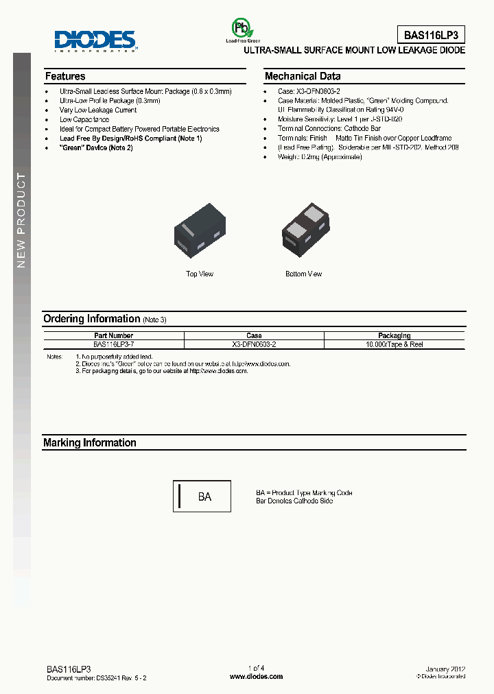 BAS116LP3-7_5358162.PDF Datasheet