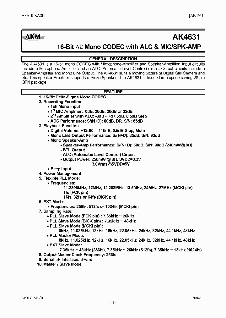 AK4631VN_5359201.PDF Datasheet