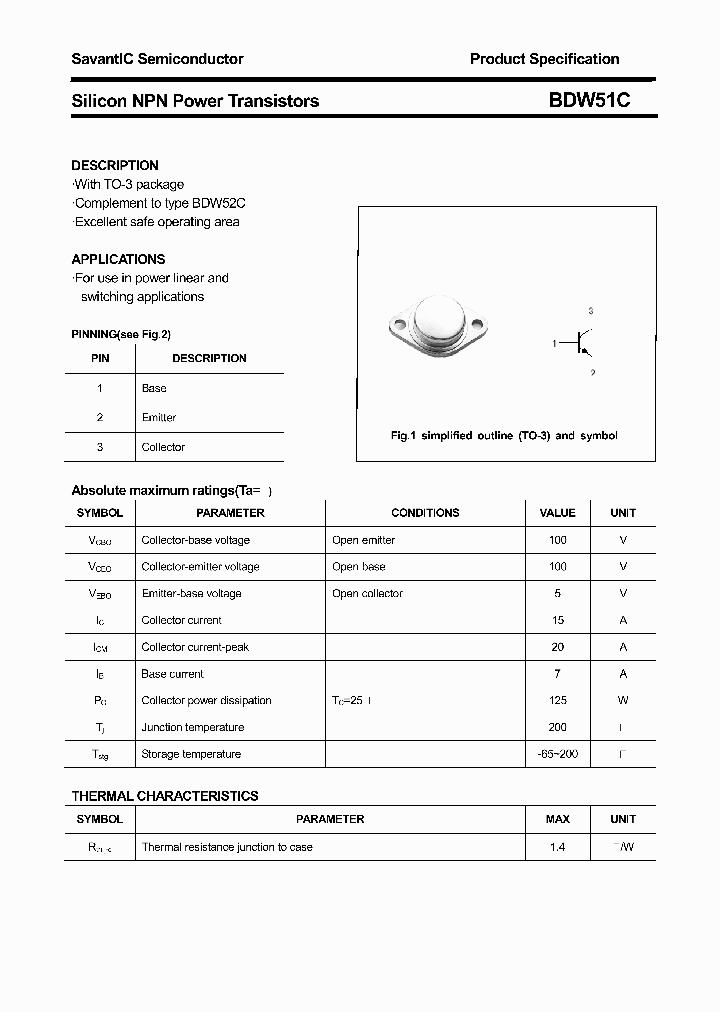 BDW51C_5360488.PDF Datasheet
