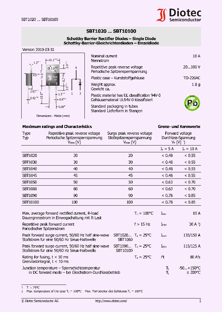 SBT10100_5364124.PDF Datasheet