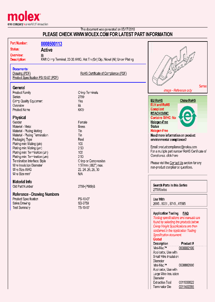 0008500113_5364748.PDF Datasheet