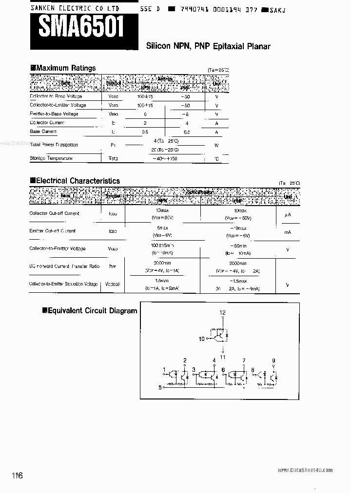 SMA6501_5365332.PDF Datasheet