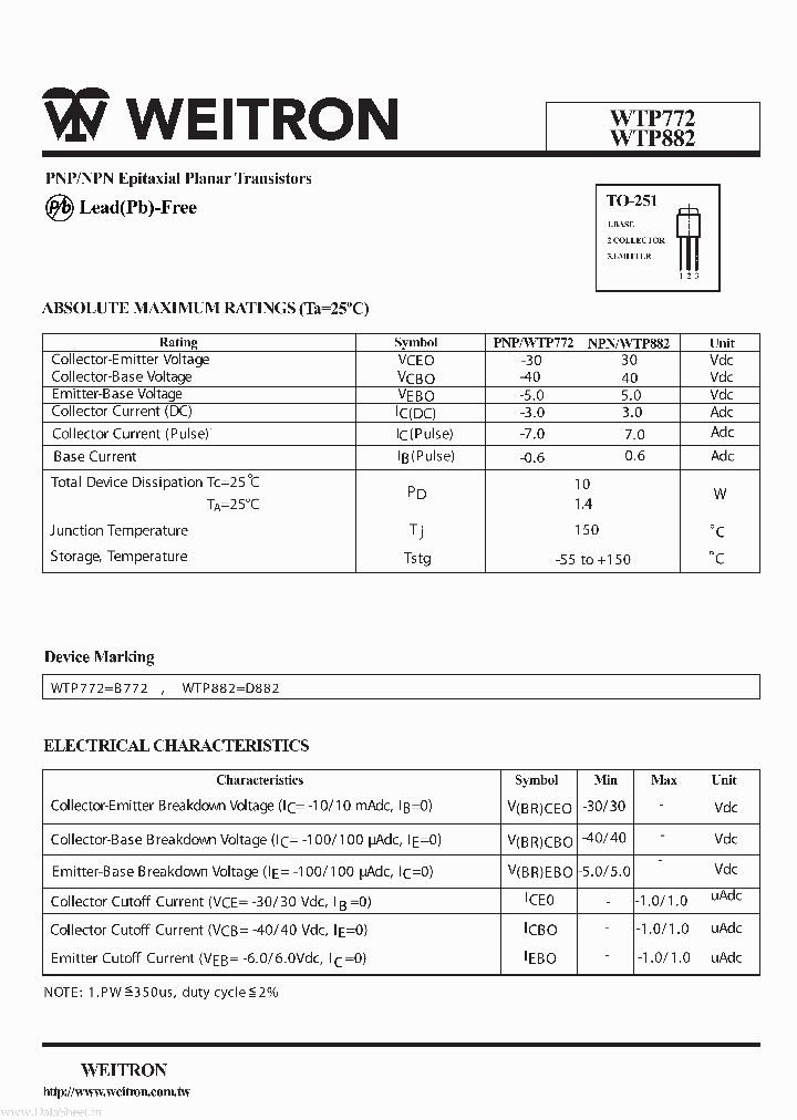 WTP772_5365860.PDF Datasheet