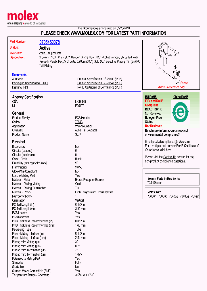 0705450078_5367645.PDF Datasheet