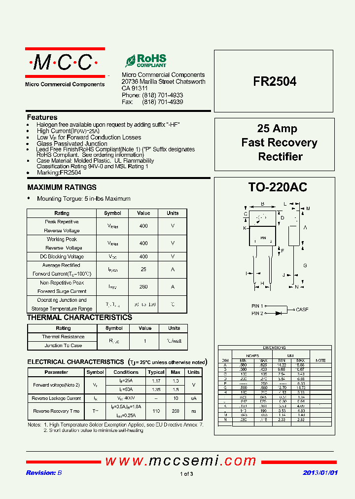 FR250413_5371445.PDF Datasheet