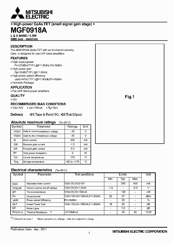 MGF0918A_5372389.PDF Datasheet