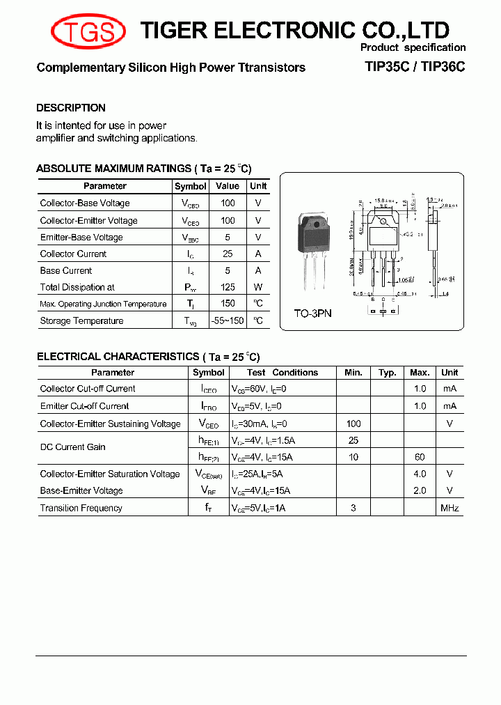 TIP36C_5372886.PDF Datasheet
