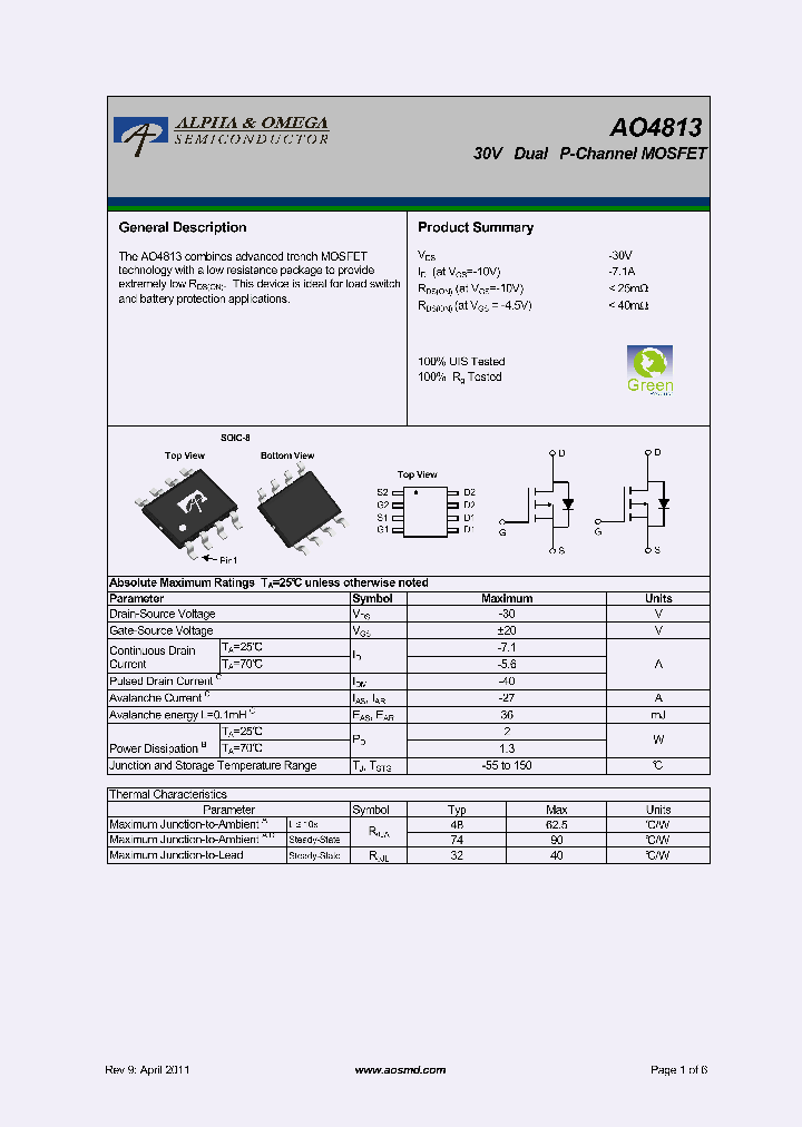 AO4813_5378499.PDF Datasheet