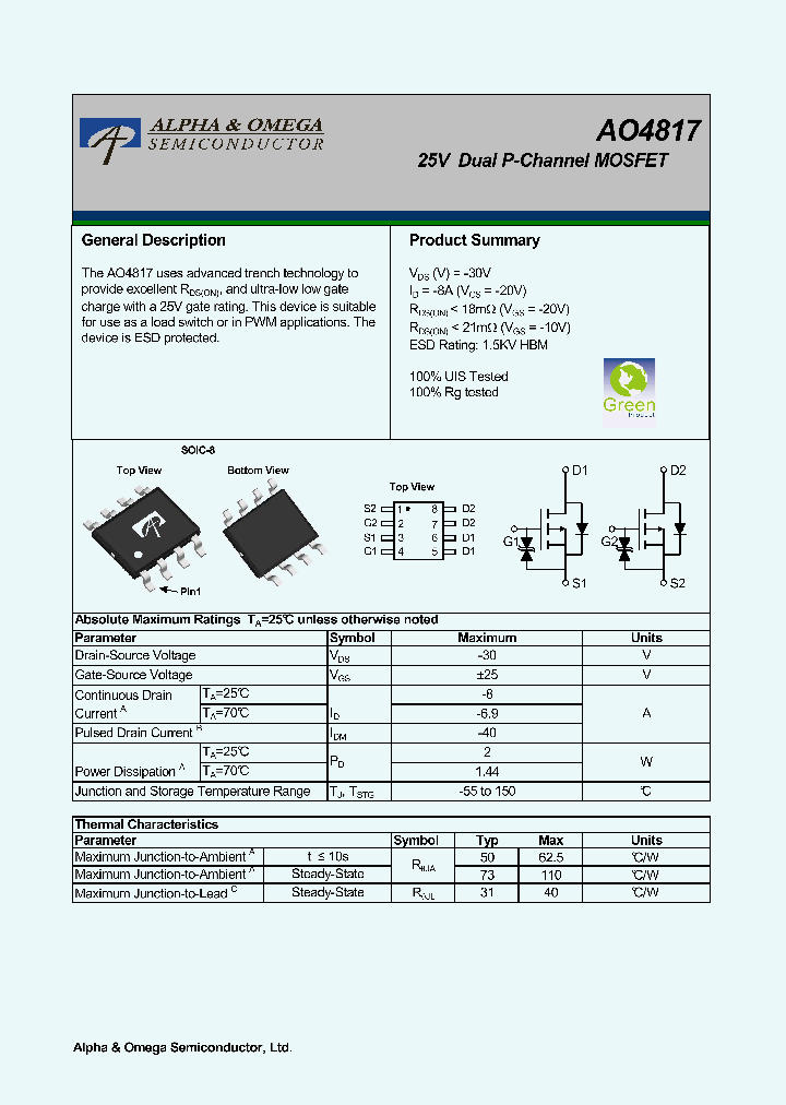 AO4817_5378503.PDF Datasheet