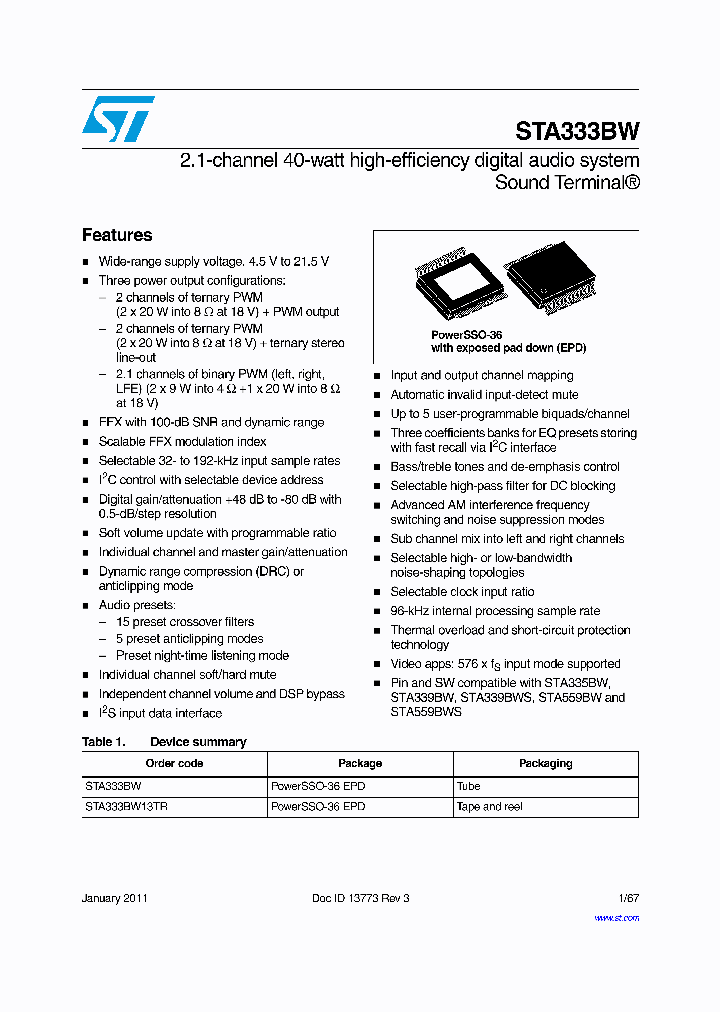 STA333BW11_5378948.PDF Datasheet