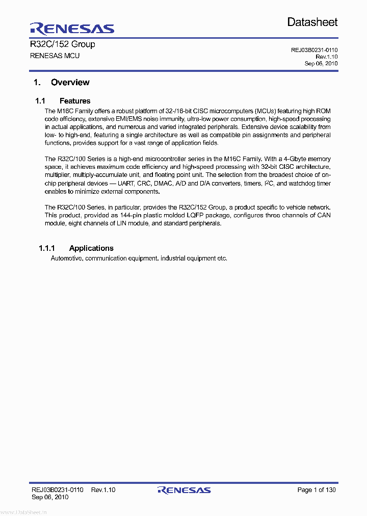R32C152_5381100.PDF Datasheet