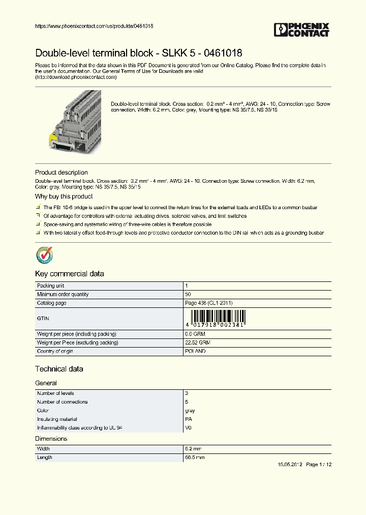 0461018_5381177.PDF Datasheet