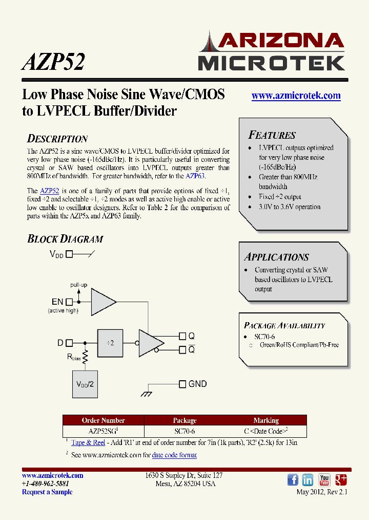 AZP52SG_5381216.PDF Datasheet