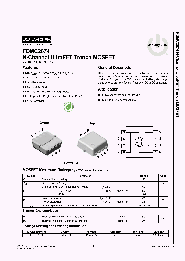 FDMC267407_5378899.PDF Datasheet