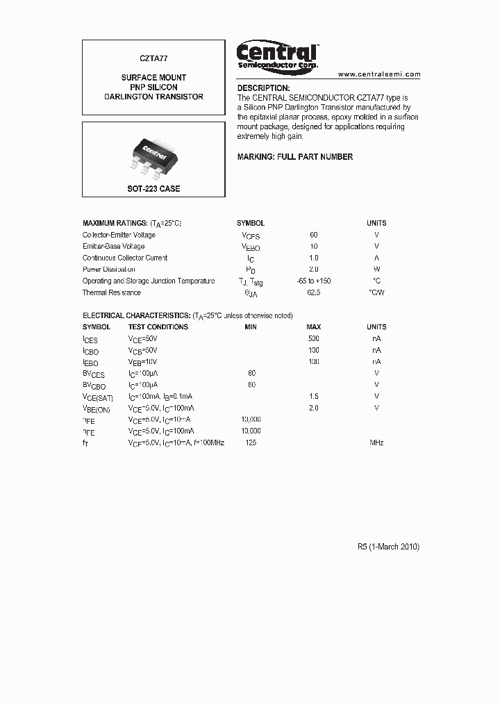 CZTA7710_5384023.PDF Datasheet