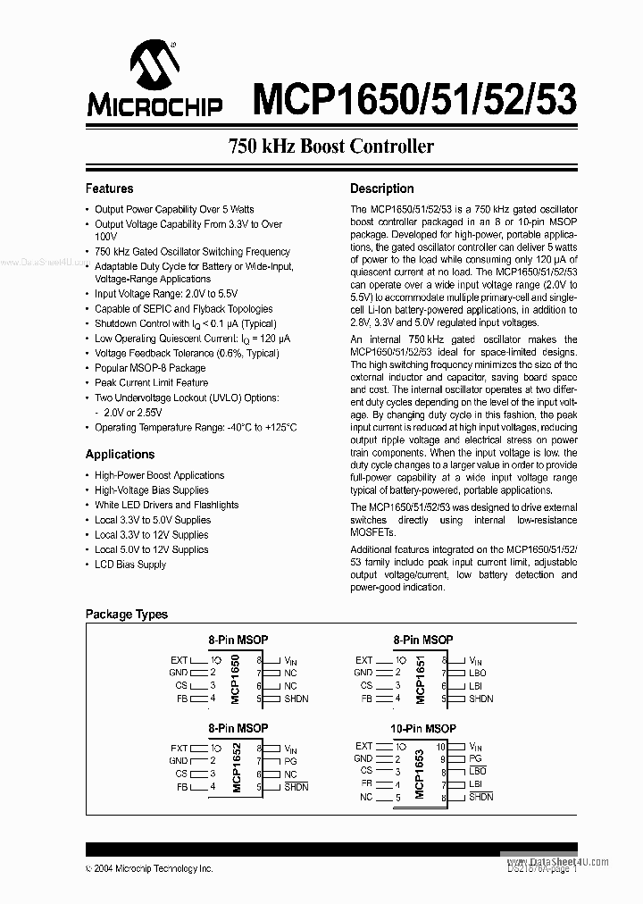 MCP1650_5385566.PDF Datasheet