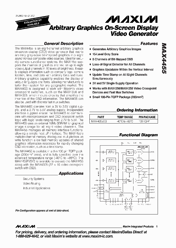 MAX4455ECQD_5388247.PDF Datasheet