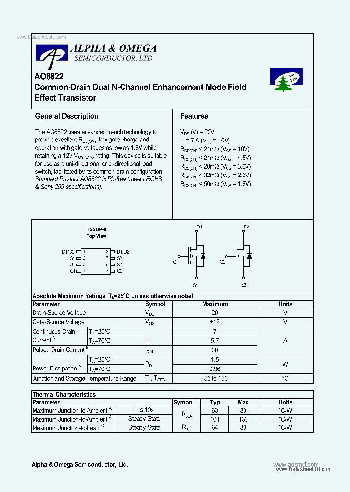 AO8822_5391575.PDF Datasheet