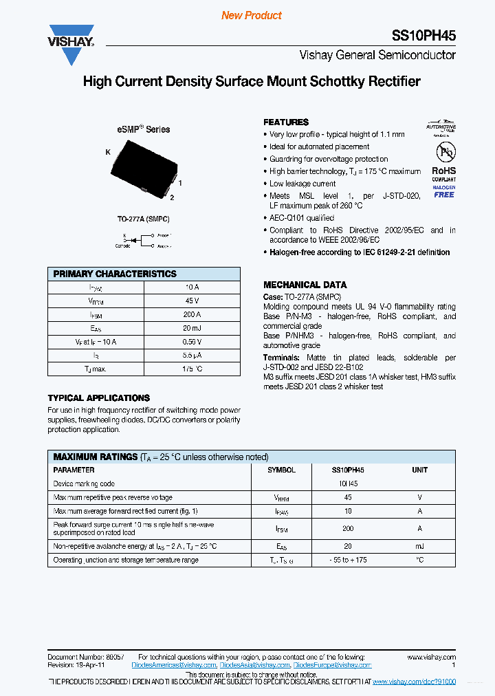 SS10PH45_5391876.PDF Datasheet