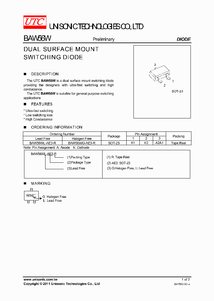 BAW56W_5393473.PDF Datasheet