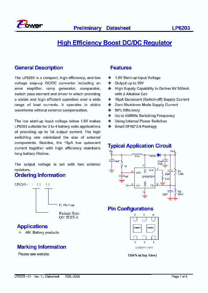 LP6203_5397159.PDF Datasheet