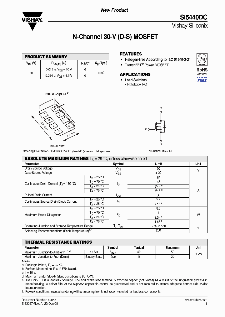 SI5440DC_5397733.PDF Datasheet