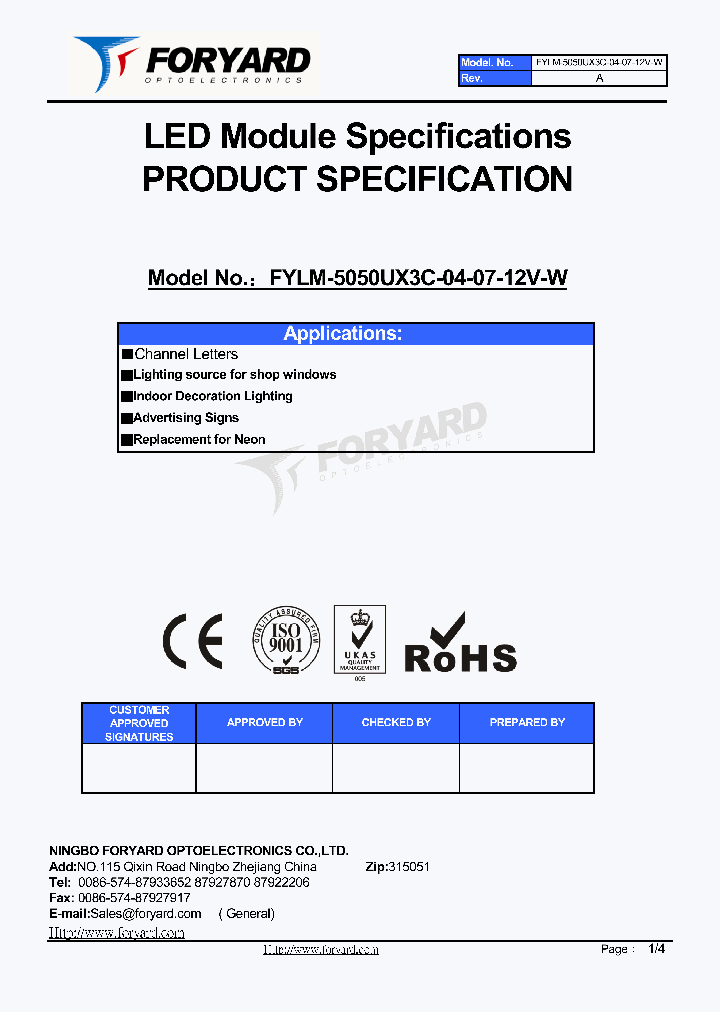 FYLM-5050UX3C-04-07-12V-W_5397935.PDF Datasheet