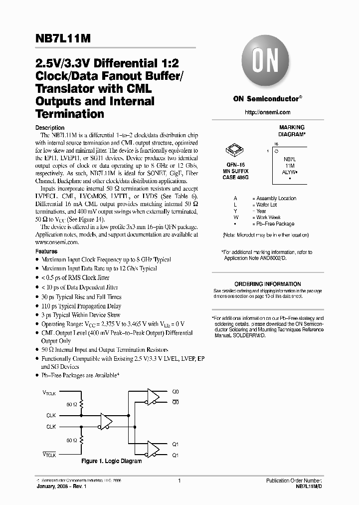 NB7L11M_5398116.PDF Datasheet
